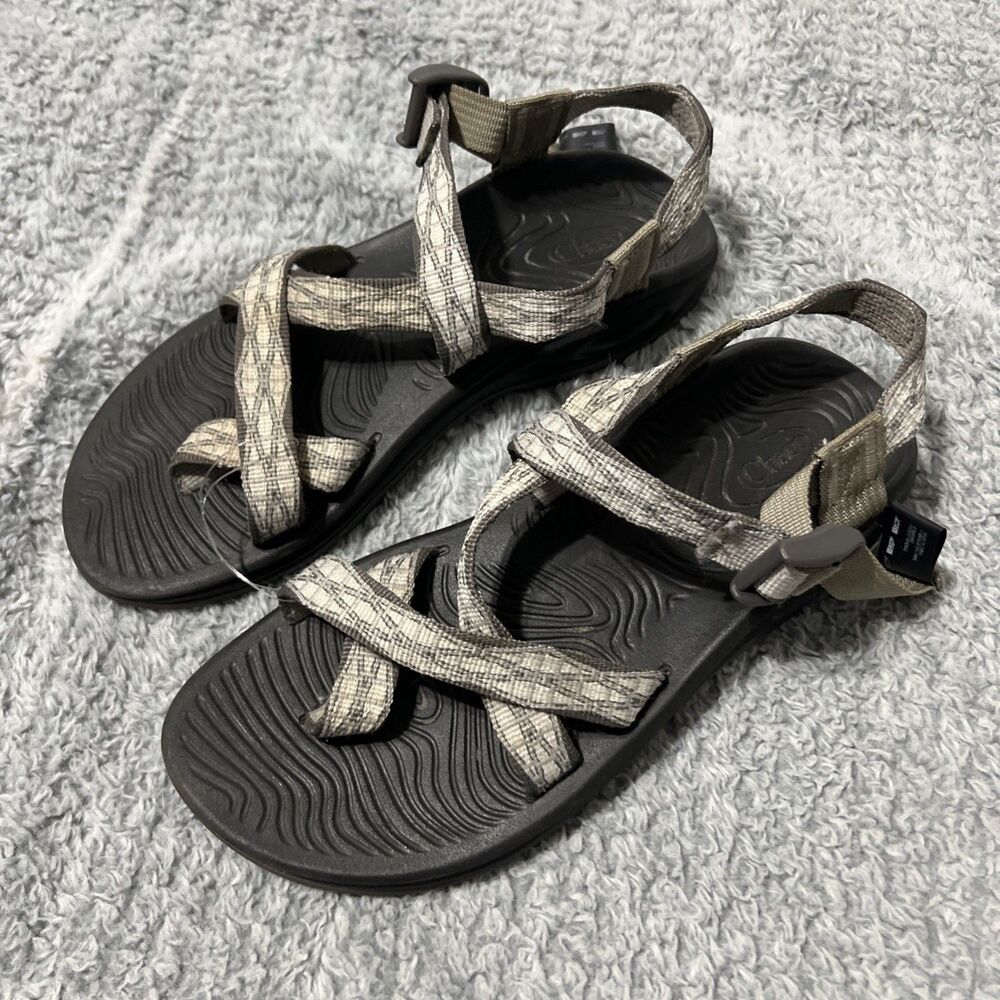 Chaco Ladies Sandals Sz 9 Beige Casual - Picture 4 of 12